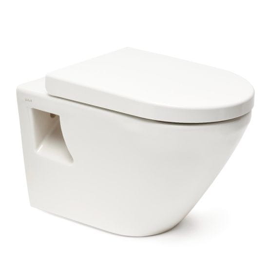 Vitra Integra závesné WC 54 cm vr. sadať 7063-003-6286 - Vitra