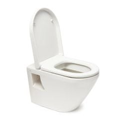 Vitra Integra závesné WC 54 cm vr. sadať 7063-003-6286 - Vitra