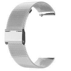 Neogo Milanese remienok 20mm, Silver