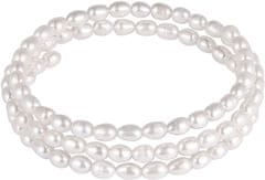 JwL Luxury Pearls Náramok z pravých bielych perál JL0569