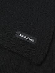 Jack&Jones Pánska sada - čiapka a šál JACDNA 12102728 Black