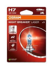 Osram OSRAM H7 12V 55W PX26d NIGHT BREAKER LASER plus 150% viac svetla blister 64210NL-1BL