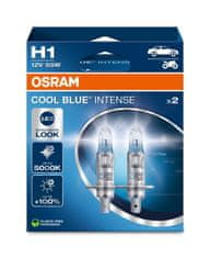 Osram OSRAM H1 12V 55W P14.5 Cool Blue INTENSE NextGen. 5000K plus 100% Duo 2ks 64150CBN-2HB