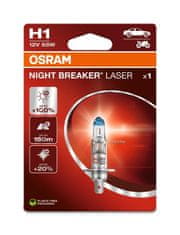 Osram OSRAM H1 12V 55W P14.5s NIGHT BREAKER LASER plus 150% viac svetla 64150NL-1BL