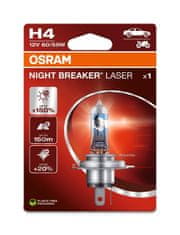 Osram OSRAM H4 12V 60/55W P43t NIGHT BREAKER LASER plus 150% viac svetla blister 64193NL-1BL