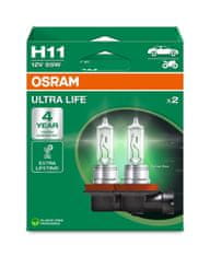 Osram OSRAM H11 12V 55W PGJ19-2 ULTRA LIFE záruka 4 roky HCB 2ks 64211ULT-2HB