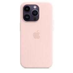 Apple iPhone 14 Pre Silicone Case with MS - Chalk Pink