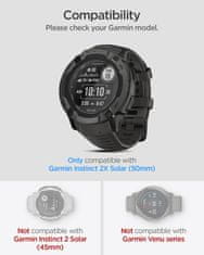 Spigen Glass tR EZ Fit 2 Pack - Garmin Instinct 2X Solar