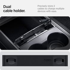 Spigen Tesla Cable Organizer Station, black - Tesla Model Y/3