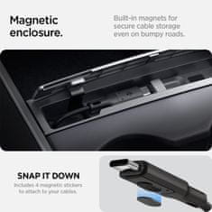 Spigen Tesla Cable Organizer Station, black - Tesla Model Y/3