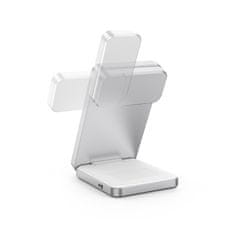 Mobile-origin Qi2 CompactStand 3in1, white/silver