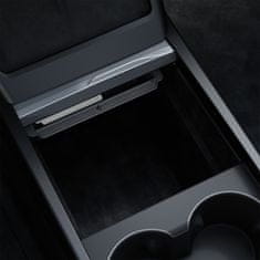 Spigen Tesla Sliding Console Organizer (Bottom), black - Tesla Model 3 (2024)