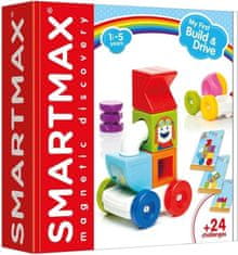 SmartMax Magnetická stavebnica Moji prvé Build & Drive 10 dielikov