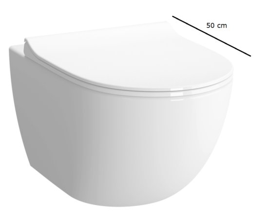 Vitra SENTO závesné WC 50cm 4337-003-0075 - Vitra