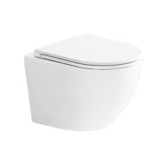 Mereo WC závesné WC, Smart Flush RIMLESS, 495x360x370, ker., vr. sedátka CSS113S VSD82T1 - Mereo