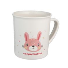 Canpol BABIES Hrnček plastový CUTE ANIMALS - zajačik 170 ml