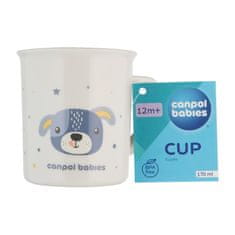 Canpol BABIES Hrnček plastový CUTE ANIMALS - psík 170 ml