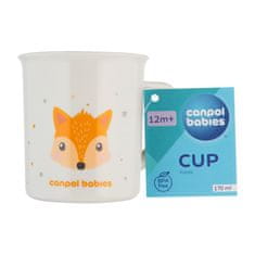 Canpol BABIES Hrnček plastový CUTE ANIMALS - líška 170 ml