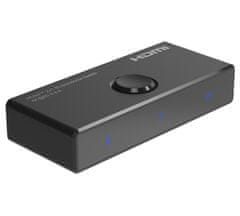 PremiumCord HDMI Switch 4K@60Hz YUV 4:4:4, FULL HD 1080P, 3D obojsmerný 2-1 alebo 1-2