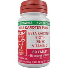 Giom S Beta-karotén Plus 60tbl+25% zadarmo