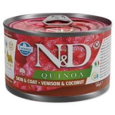 N&D Konzerva Dog Quinoa Venison & Coconut 140g