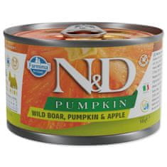 N&D Konzerva Dog Wild Boar, Pumkin & Apple 140g