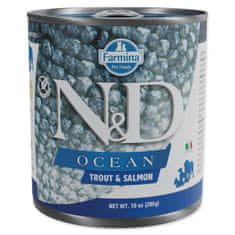 N&D Konzerva Dog Ocean Trout & Salmon 285g