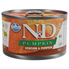 N&D Konzerva Dog Venison & Pumpkin 140g