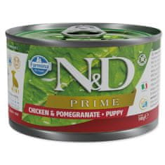 N&D Konzerva Puppy Prime Chicken & Pomegranate 140g