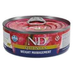 N&D Konzerva Cat Quinoa Weight Managment 80g