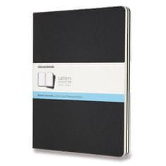 Moleskine Zošity Cahier XL, bodkované, 3 ks, čierne