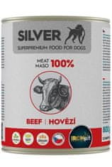 IRONpet Silver Dog Hovädzie 100% mäsa, konzerva 800 g