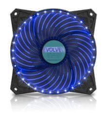 Evolveo ventilátor 120mm, LED 33 bodov, modrý