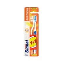 Signal Signal - Medium-hard Anti-Plaque Duopack toothbrush 