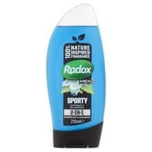 Radox Radox - Men Feel Sporty 2 v 1 Shower Gel & Shampoo - Shower gel for men 250ml 