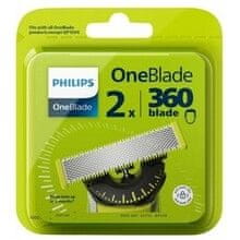 Philips Philips - OneBlade 360 QP420/50 - Náhradní břity na tvář ( 2 ks ) 