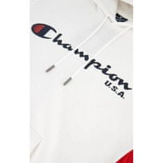 Champion Mikina biela 188 - 192 cm/XL Off Court Mit Usa-logo