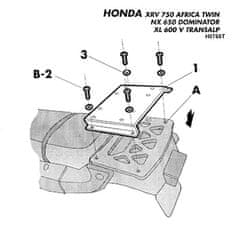 SHAD Montážna sada pre Horný kufor Top master H0T66T HONDA XL600