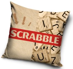 Carbotex Obliečka na vankúš Scrabble 40*40 cm