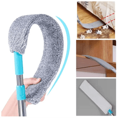 Camerazar Set flat cleaning brush with telescopic handle