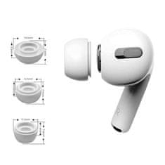 Tech-protect Ear Tips náhradné štuple pre Apple AirPods Pro 1 / 2 3ks, biele