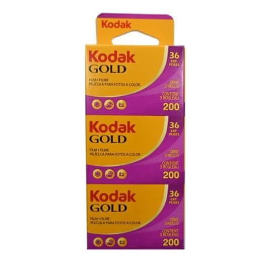 KODAK Kinofilm Gold GB 200/36 3 pack (exp 1/2026)