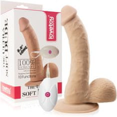 XSARA Nesmírně sametový realistický vibrátor mužský penis z cyberskin - 54159993