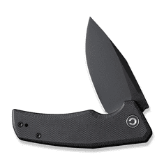 Civilight C23006-1 Regulatron vreckový nôž 7,6 cm, Black Stonewash, čierna, G10