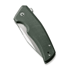 Civilight C23006-2 Regulatron vreckový nôž 7,6 cm, Satin, zelená, Micarta