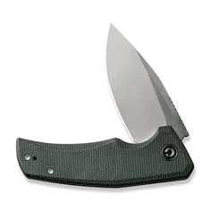 Civilight C23006-2 Regulatron vreckový nôž 7,6 cm, Satin, zelená, Micarta