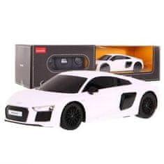 Rastar Auto Audi R8 na diaľkové ovládanie 1:24 RASTAR, biele