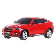 Rastar Auto BMW X6 na diaľkové ovládanie 1:24 RASTAR, červené