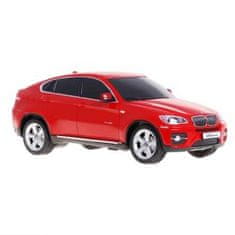 Rastar Auto BMW X6 na diaľkové ovládanie 1:24 RASTAR, červené