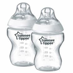 Tommee Tippee CTN Dojčenská fľaša bez BPA dvojbalenie, 2x260ml, 0m+